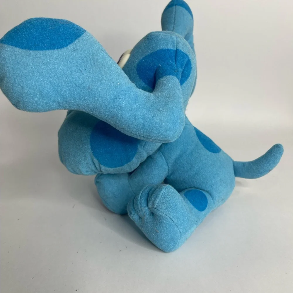 Vintage 1997 Blues Clues Pose-A-Blue 8” Tyco Plush Viacom Nickelodeon 90s - Picture 6 of 9